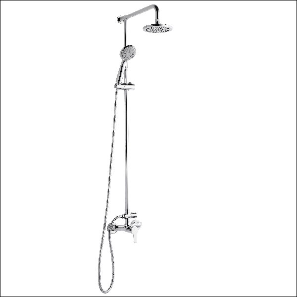 External single handle shower