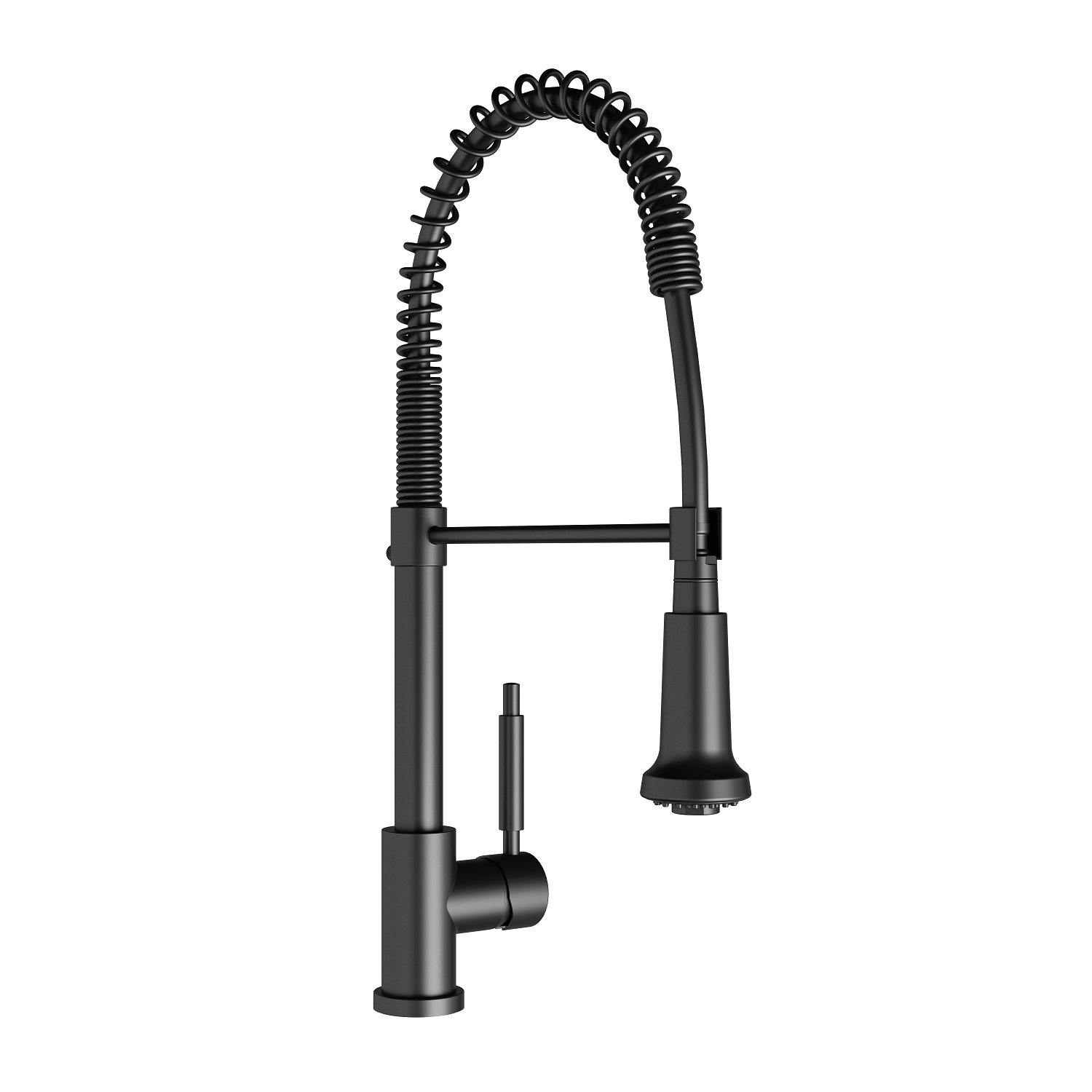 Single handle deck mount kitchen mixer with pullout sprayer