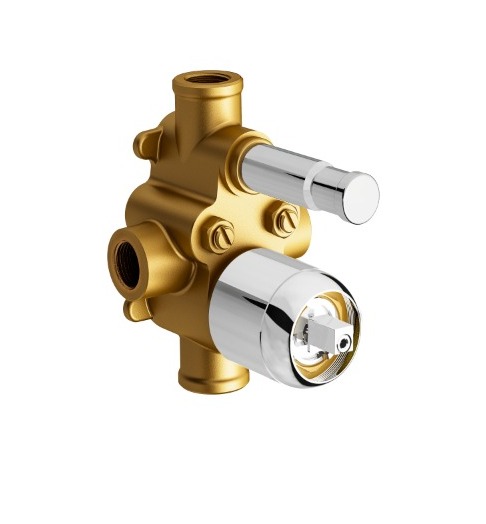 Pressure balanca valve shower base