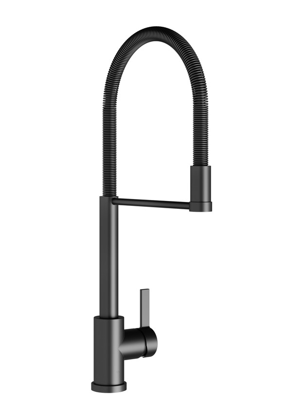 Single handle deck mount kitchen mixer