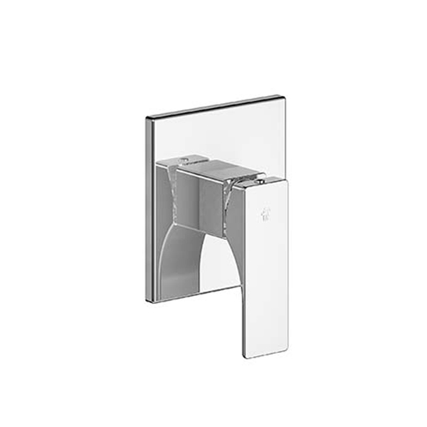 In wall single handle shower mixer