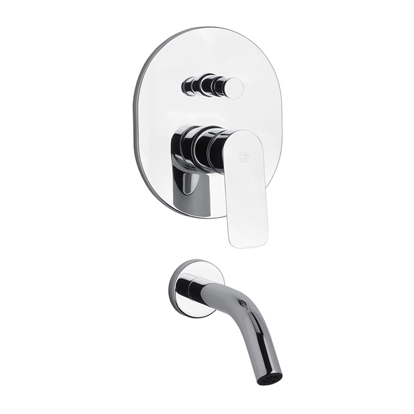 Single handle tub and shower mixer