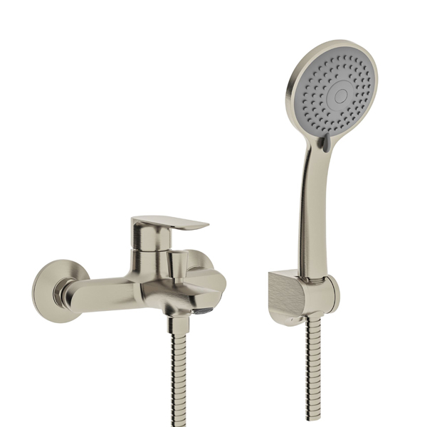 Single handle external shower/tub set