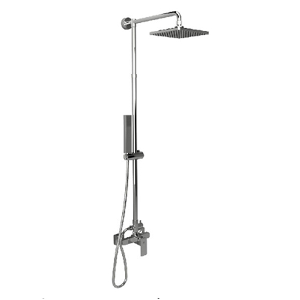 External single handle shower