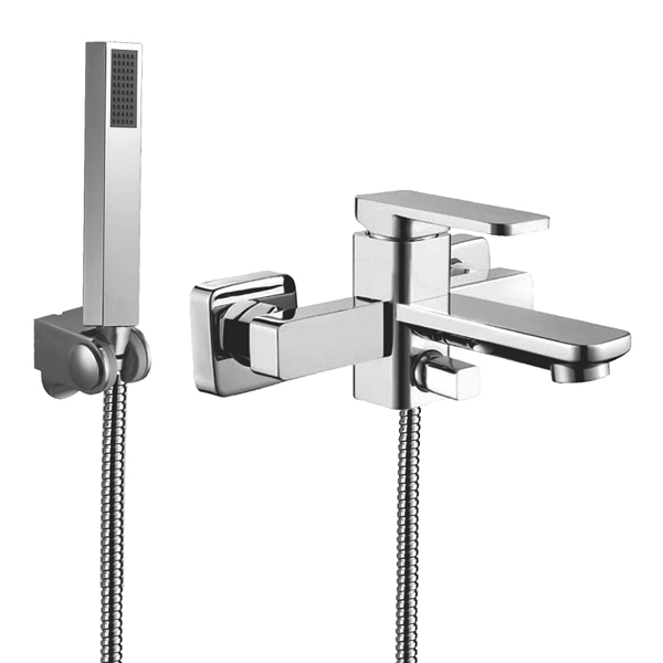 Single handle external shower/tub set