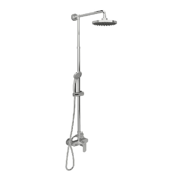 External single handle shower