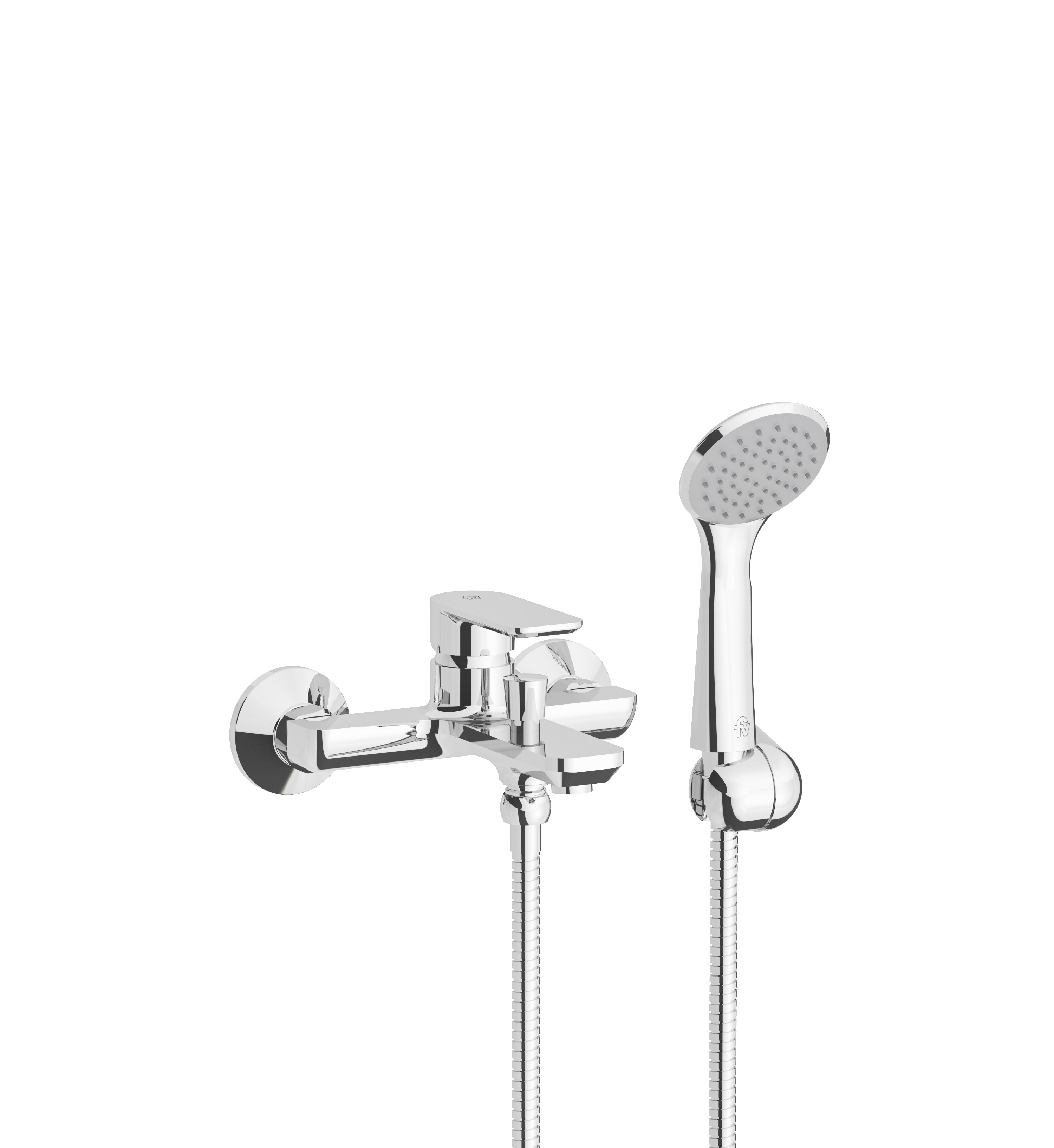 Single handle shower/bath wall mount mixer