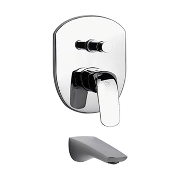  Single-lever mixer for shower and tub.