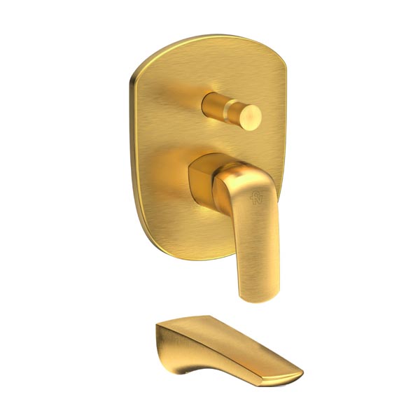  Single-lever mixer for shower and tub.