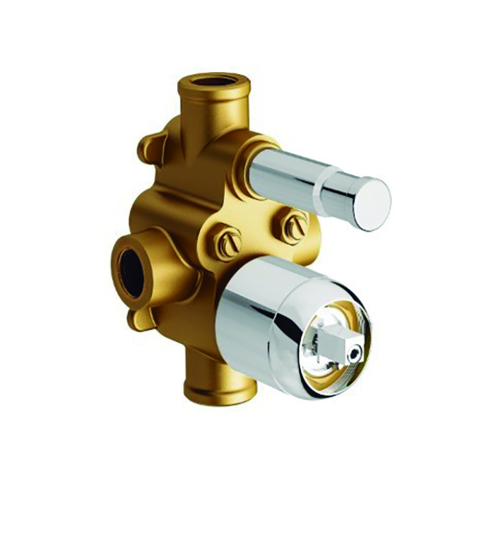 Pressure balanca valve shower base