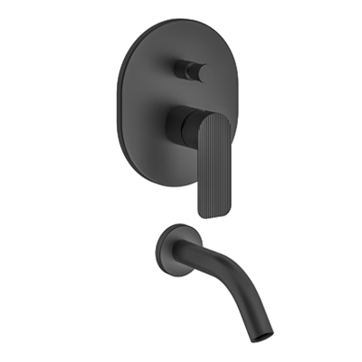 Single handle bath/shower set.