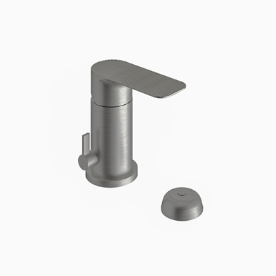 Single handle bidet set, with stopper.
