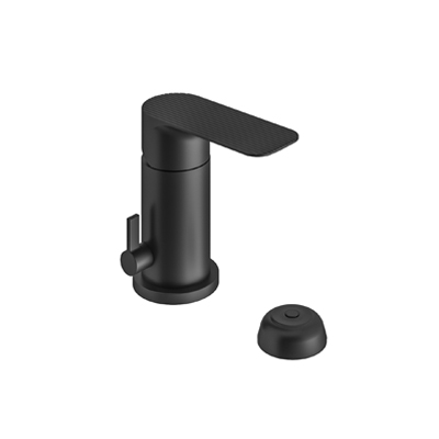 Single handle bidet set, with stopper.