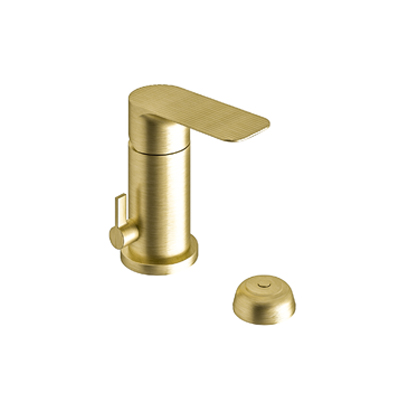 Single handle bidet set, with stopper.