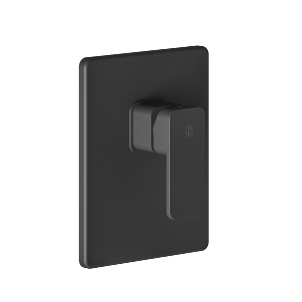 In wall single handle shower mixer
