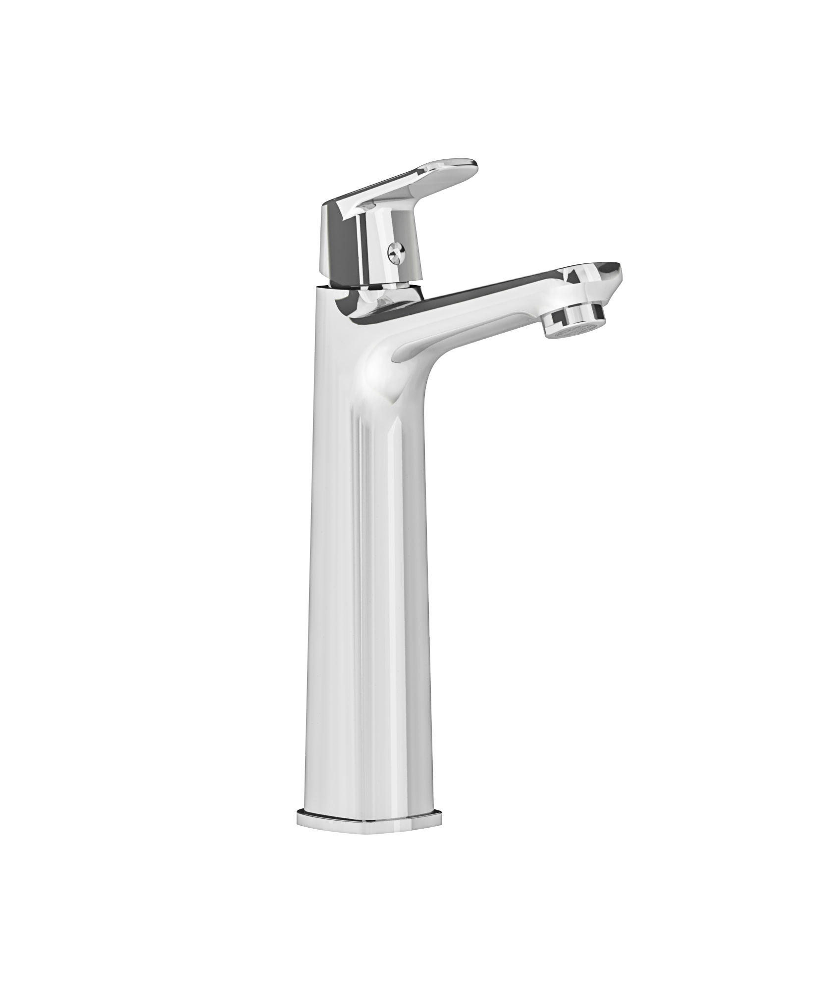 Single handle vessel faucet.