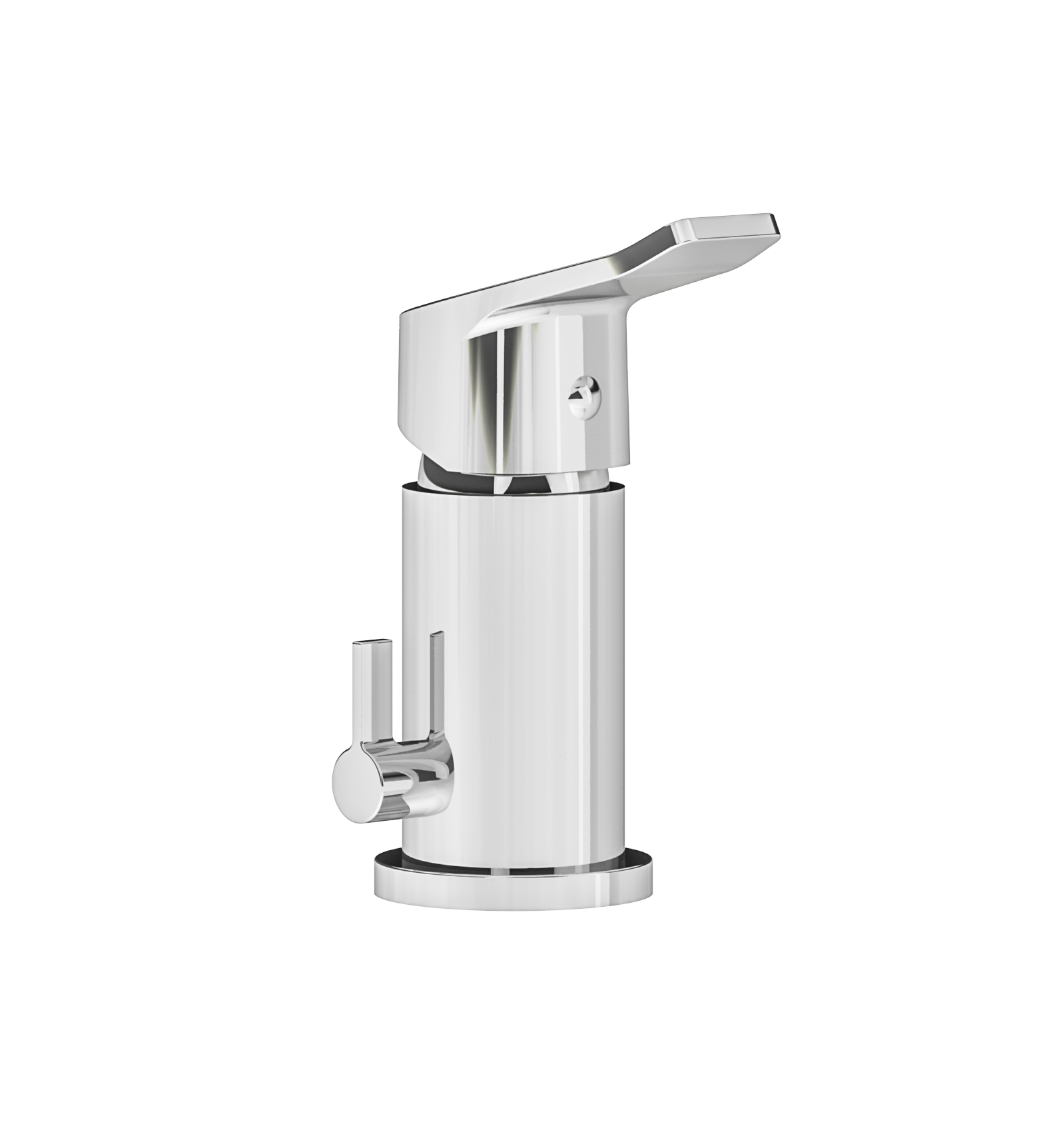 Single handle bidet set.