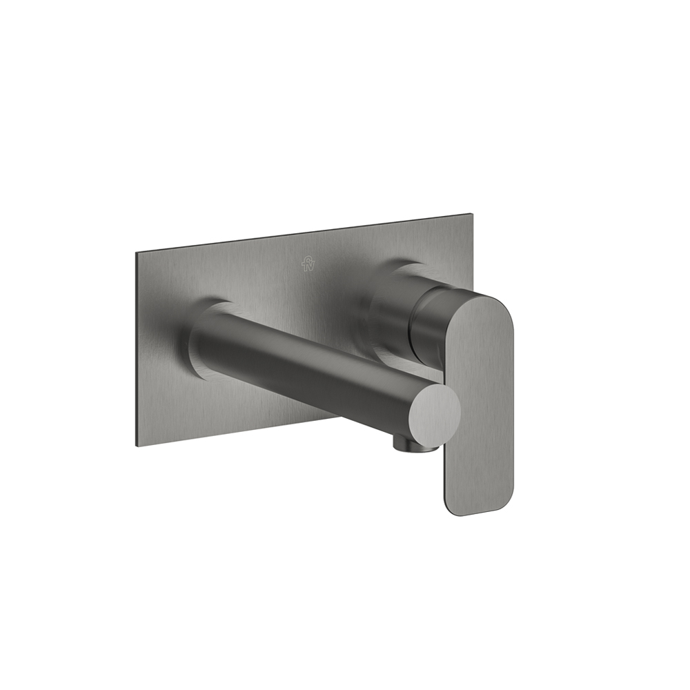 Built-in single handle lavatory set.