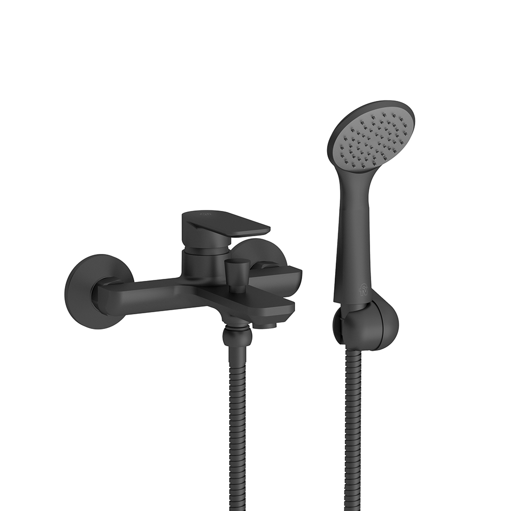 Single handle shower/bath wall mount mixer