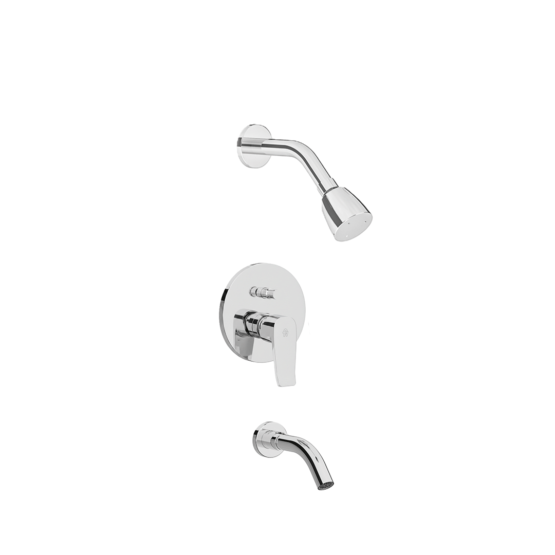 Single handle tub and shower mixer