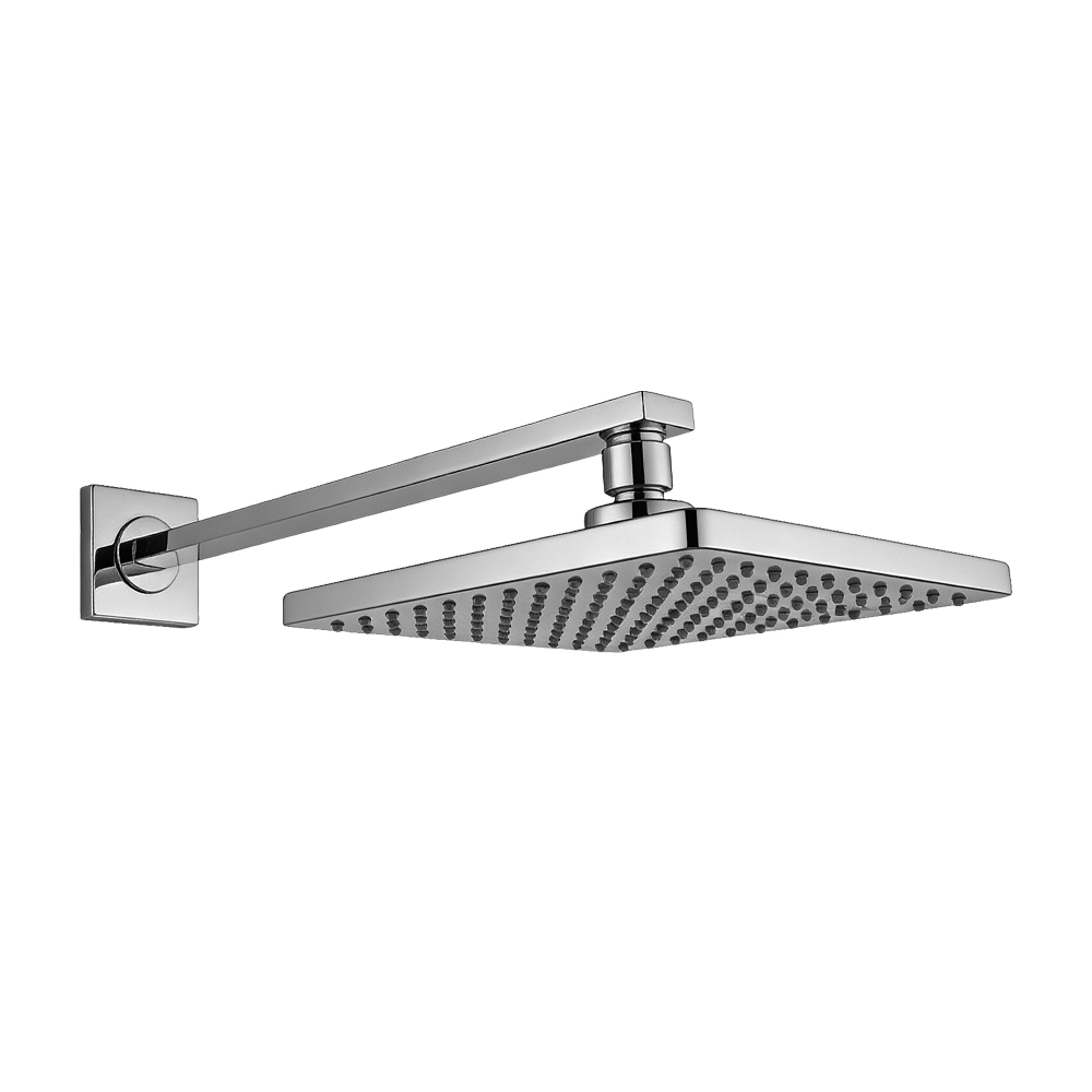 Complete, articulated shower head
