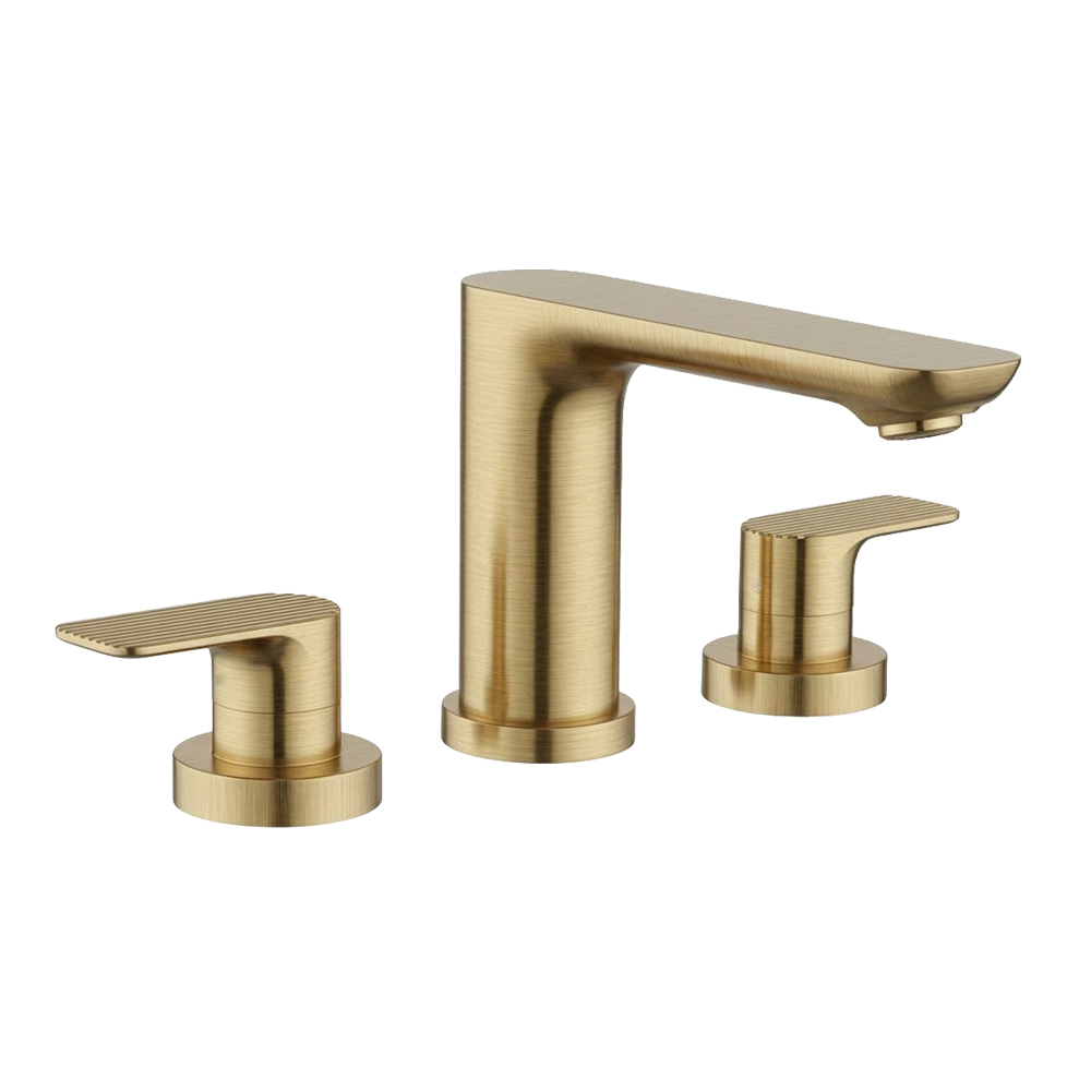 Widespread lavatory faucet
