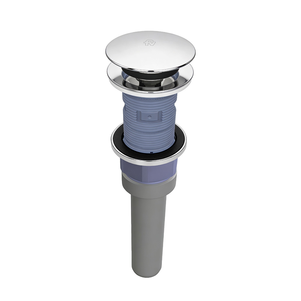 Soft-touch sink drain.