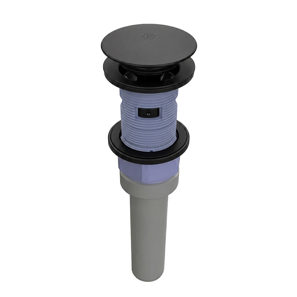 Soft-touch sink drain.