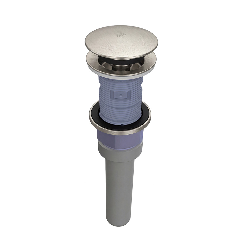 Soft-touch sink drain.