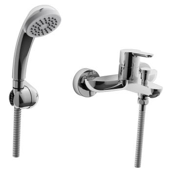 Single handle external shower/tub set