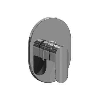 In wall single handle shower mixer