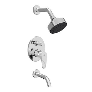 Single handle tub and shower mixer