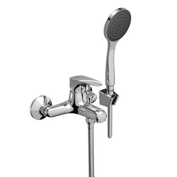 Single handle external shower/tub set