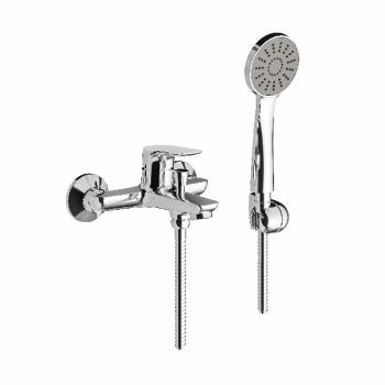 Single handle external shower/tub set