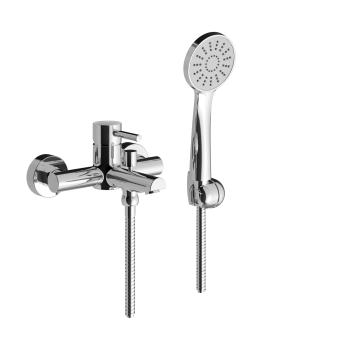 Sigle handle external shower