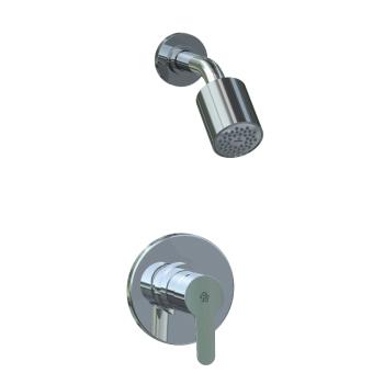 In wall single handle shower mixer