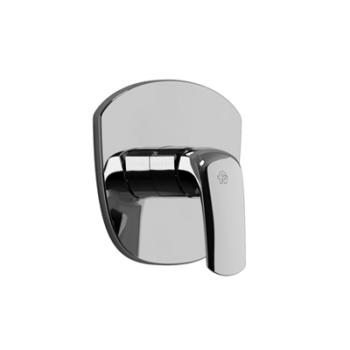 In wall single handle shower mixer