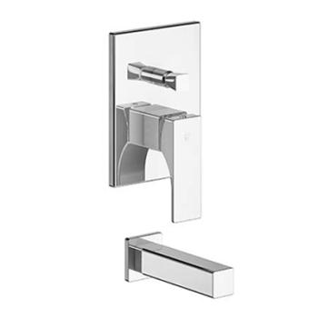 Single handle tub and shower mixer