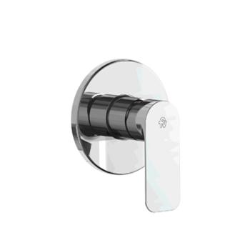 In wall single handle shower mixer