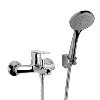 Single handle external shower/tub set