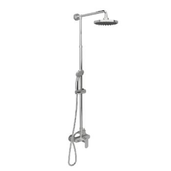 External single handle shower