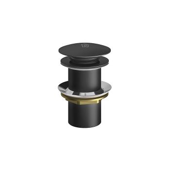 Soft touch lavatory drain