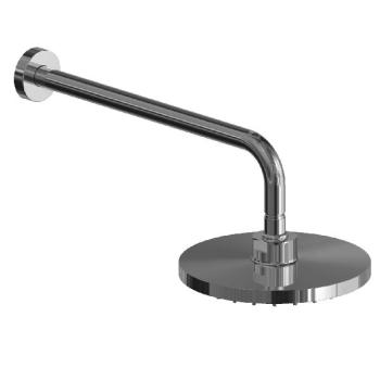 Complete, articulated shower head 