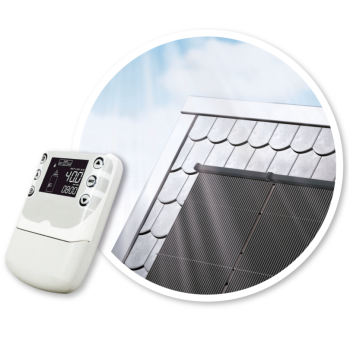 Solar heating system for swimming pools