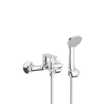 Single handle shower/bath wall mount mixer