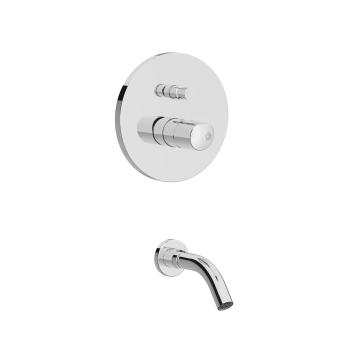 Single handle bath/shower set.