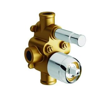 Pressure balanca valve shower base