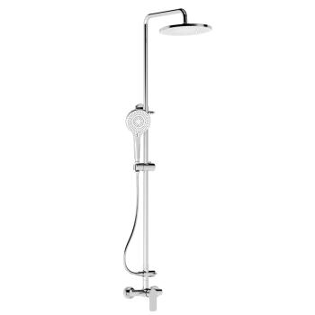 Manual and overhead external shower.