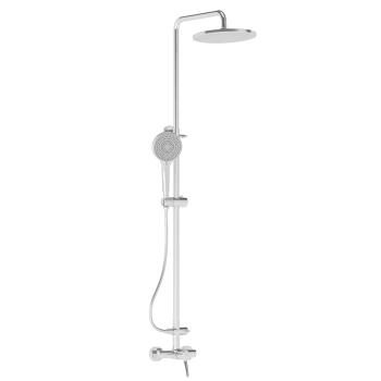 Manual and overhead external shower.