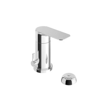 Single handle bidet set, with stopper.